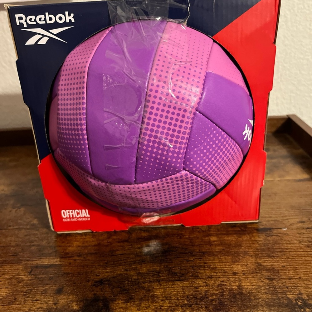 Reebok Purple and Pink Official Volleyball Ball